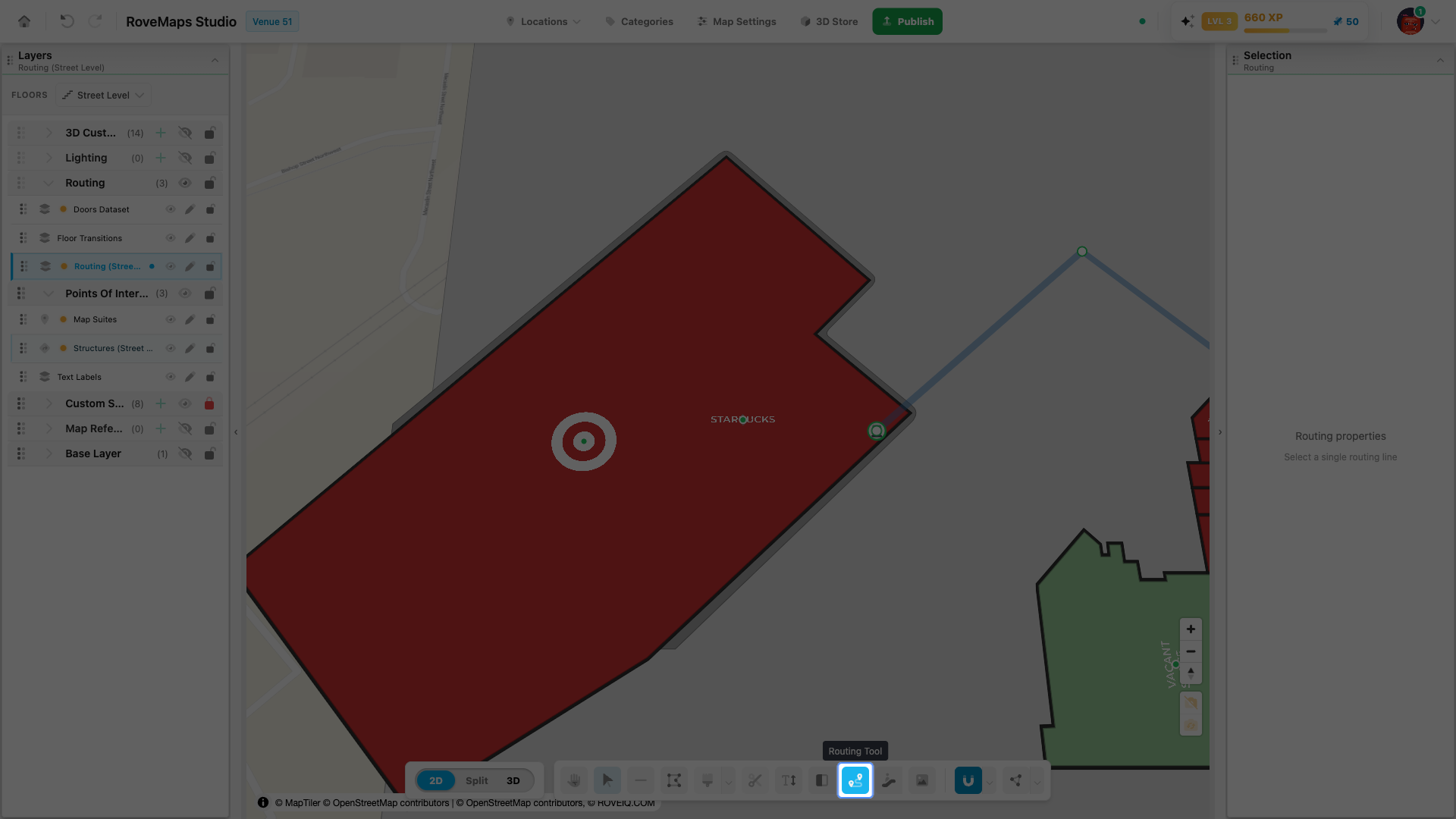 Open the Routing Tool and turn on Doors in the Layers panel.
