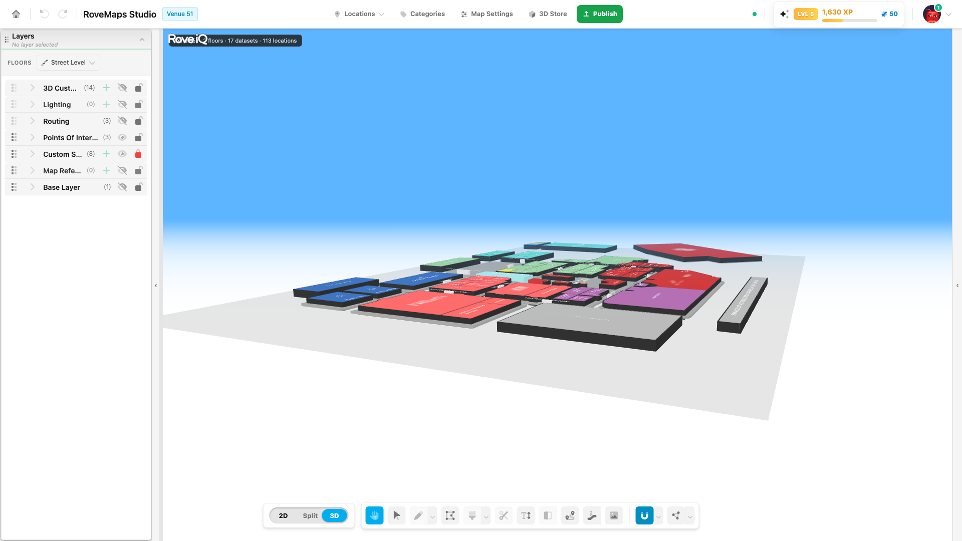 The 3D Live Previewer renders your live draft — reflecting unsaved edits as you make them.